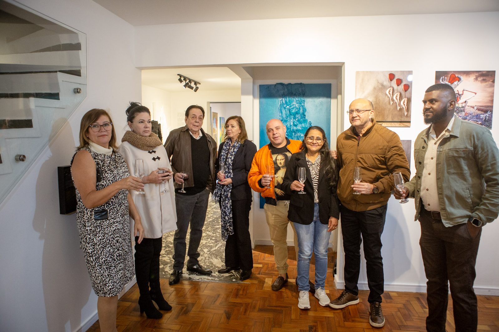 Noite de abertura da Urban Freedom na Lopes Gallery