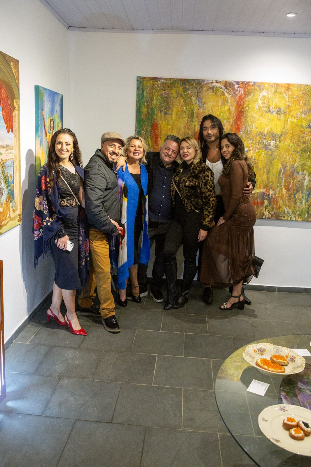 Noite de abertura da Urban Freedom na Lopes Gallery