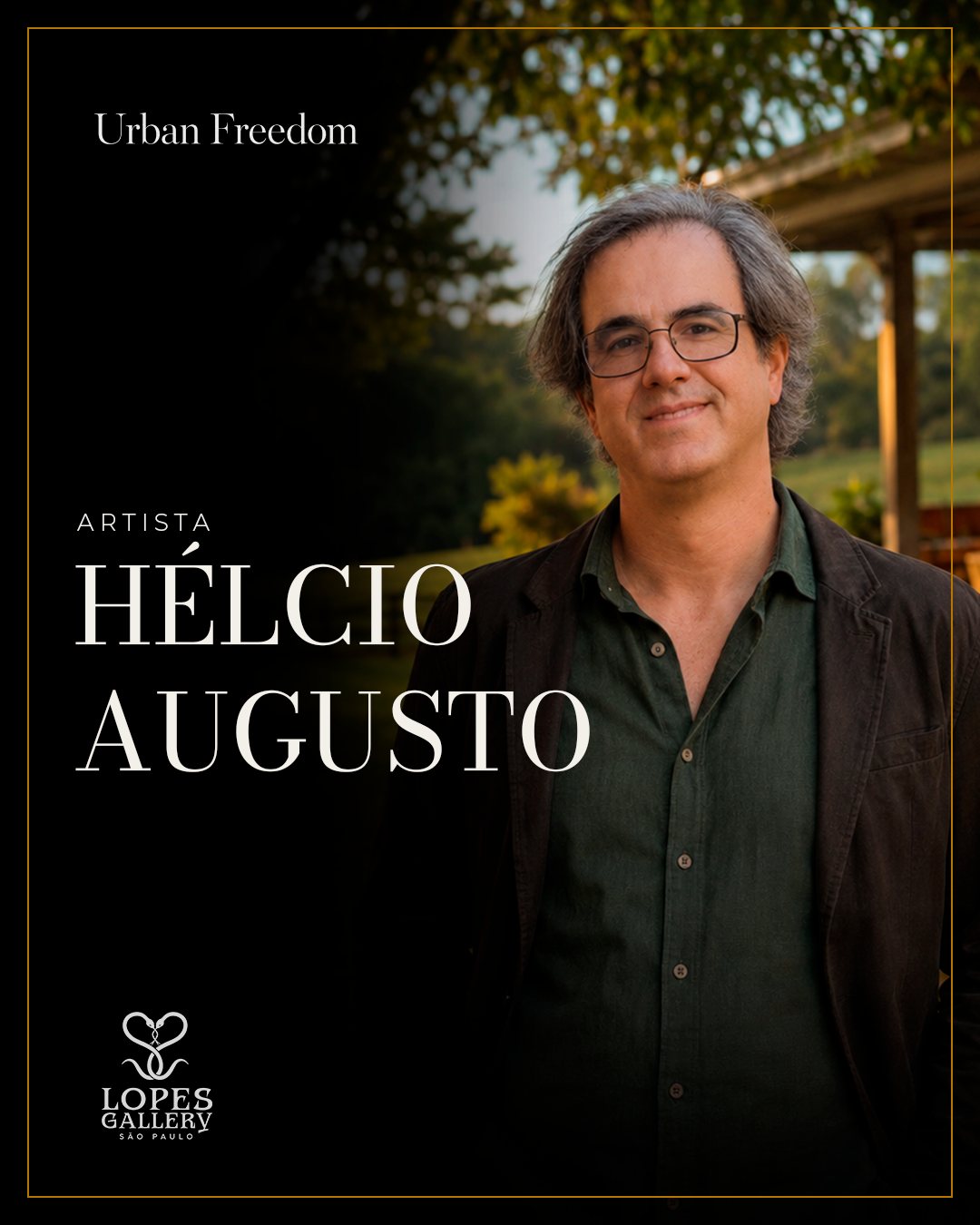 Artista Hélcio Augusto, Urban Freedom, Lopes Gallery