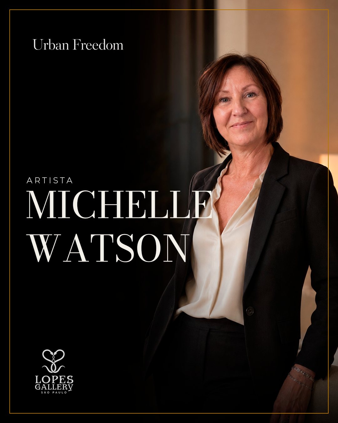 Artista Michelle Watson, Urban Freedom, Lopes Gallery