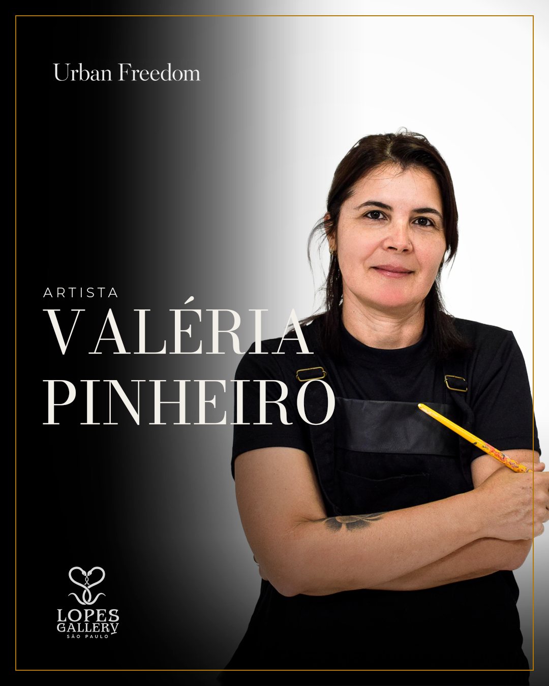 Artista Valéria Pinheiro, Urban Freedom, Lopes Gallery