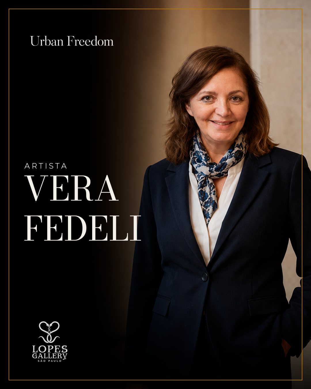 Artista Vera Fedeli, Urban Freedom, Lopes Gallery